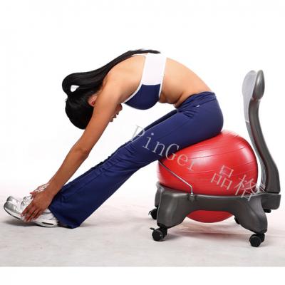chaise d'équilibre de boule de yoga