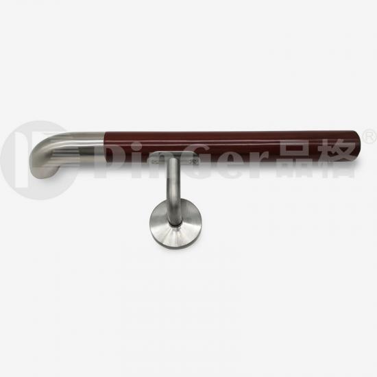 Porta Stainless Steel Elbow Solid Wood Handrail