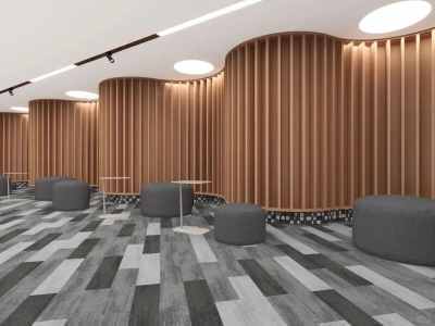 Fabricant chinois PinGer Interweave Commercial Carpet  Eco-friendly Backing Flooring Interlocking Carpet Tile