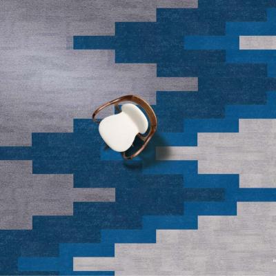 Fabricant chinois PinGer Interweave Commercial Carpet  Eco-friendly Backing Flooring Interlocking Carpet Tile