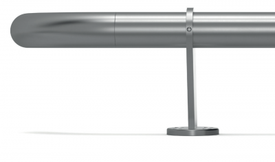 Stainless Steel Floor Mounted Rail